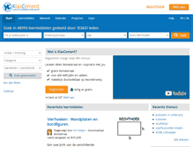 Tablet Screenshot of klascement.net